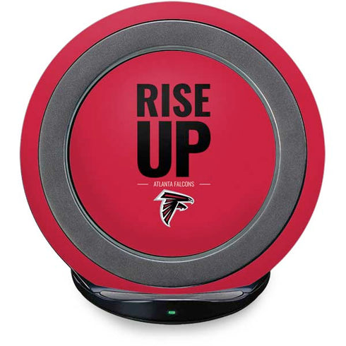 NFL Atlanta Falcons Team Motto Fast Charge Wireless Charging Stand Skin
